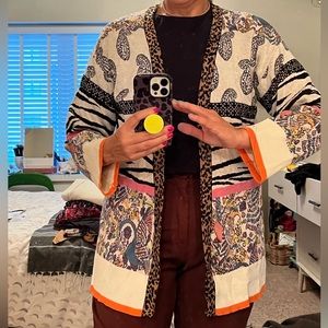 Anthropologie whimsical cardigan- size S but fits like L